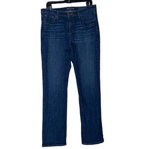 SPANX Slim-X Straight Jeans Blue Wash Size 32